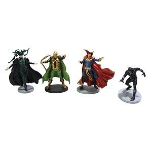 Marvel Disney Hela Loki Black Panther Dr Strange Action Figures Lot Cake Topper